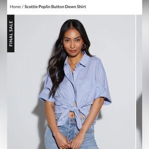 Scottie Poplin Button Down Shirt